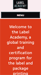 Mobile Screenshot of label-academy.com